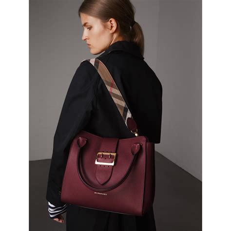 burberry the medium buckle tote|Burberry banner medium tote.